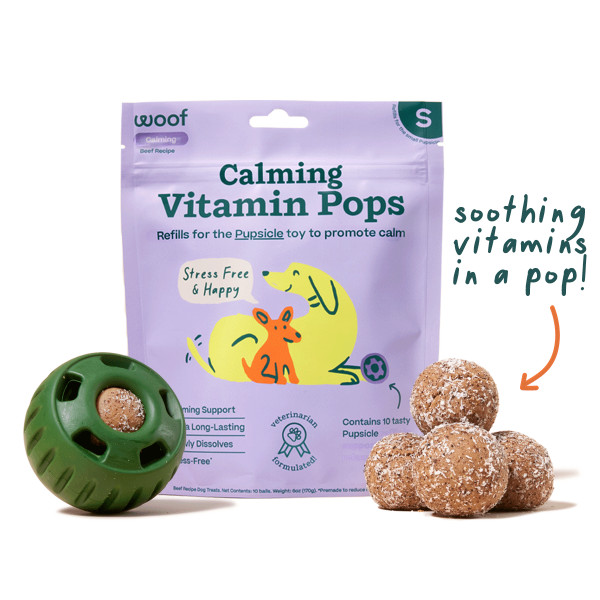 Woof Calming Vitamin Pops Dog Treats Cheap