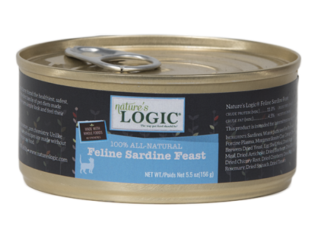 Nature s Logic Grain Free Feline Sardine Feast Canned Cat Food on Sale