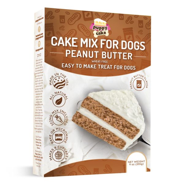 Puppy Cake Mix - Peanut Butter Wheat-Free For Discount