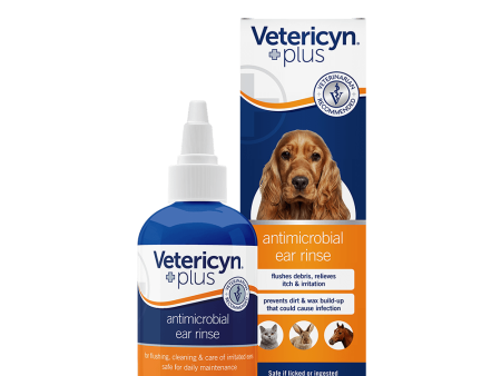 Vetericyn Plus® Antimicrobial Ear Rinse (3 Fl Oz) For Sale