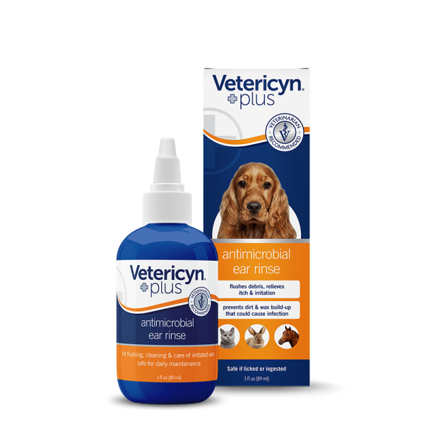 Vetericyn Plus® Antimicrobial Ear Rinse (3 Fl Oz) For Sale