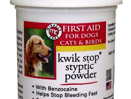 Miracle Care Kwik Stop Styptic Powder for Dogs and Cats Fashion