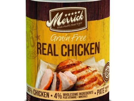 Merrick Grain Free 96% Real Chicken Canned Dog Food Sale