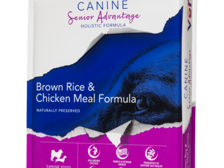 VēRUS Canine Senior Advantage Brown Rice & Chicken Meal Formula For Discount