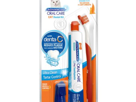 Nylabone Advanced Oral Care Cat Dental Kit Supply