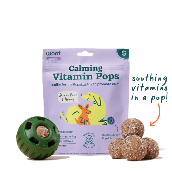 Woof Calming Vitamin Pops Dog Treats Cheap