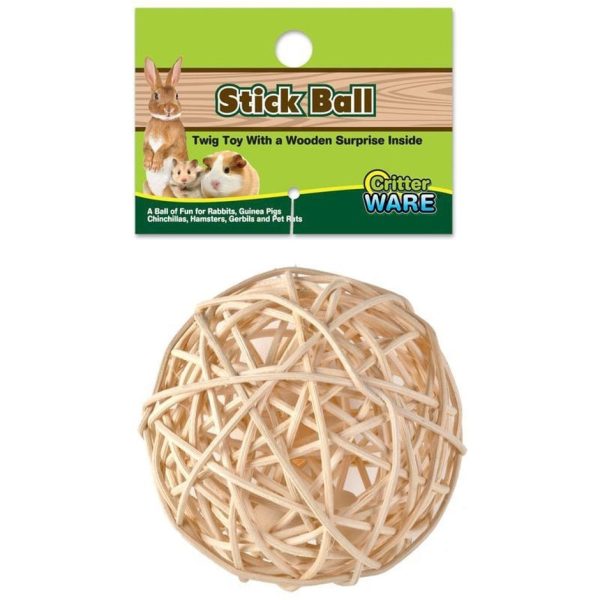 NUTTY STICK BALL TREAT (MEDIUM, NATURAL) For Cheap