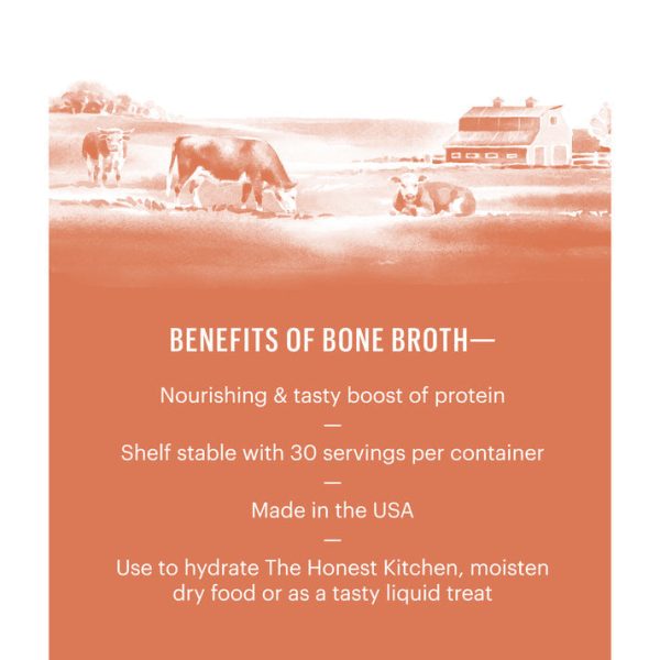 The Honest Kitchen Instant Bone Broth - Beef with Turmeric For Cheap