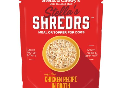 Stella & Chewy s Stella’s Shredrs Cage Free Chicken Recipe in Broth Online Hot Sale