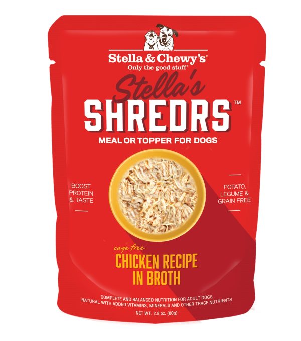 Stella & Chewy s Stella’s Shredrs Cage Free Chicken Recipe in Broth Online Hot Sale