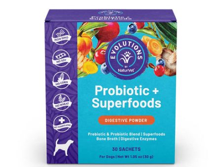 NaturVet Evolutions - Probiotic + Superfoods Sachet (30 Sachets) Fashion