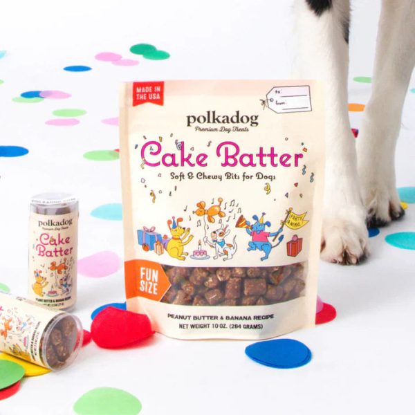 Polkadog Cake Batter Dog Treat Cheap