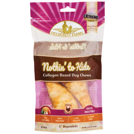 Nothin’ To Hide Drumstick Turkey Dog Treats Supply