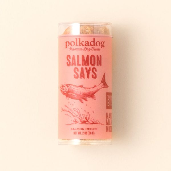 Polkadog Salmon Says Dog Treats Hot on Sale