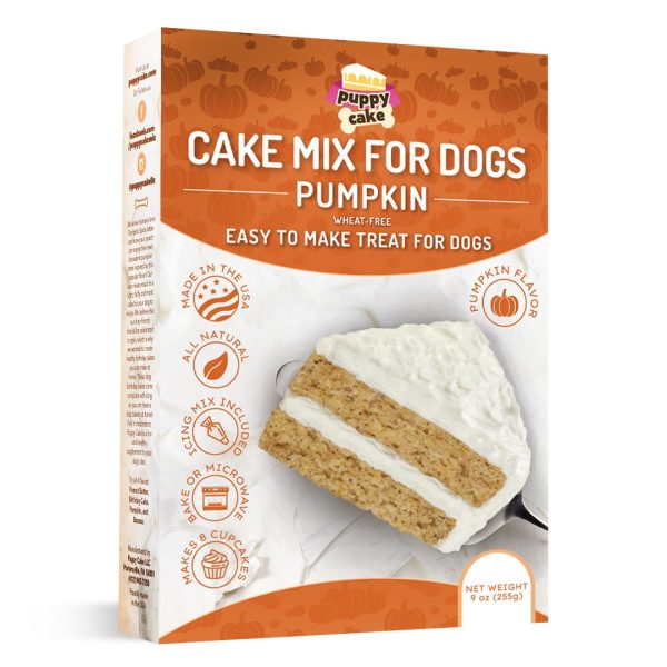 Puppy Cake Mix - Pumpkin Wheat-Free (9 oz) Online Hot Sale