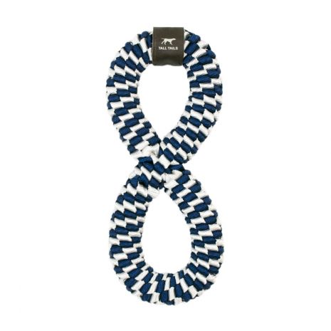 Tall Tails Navy Braided Infinity Tug Toy Online Hot Sale