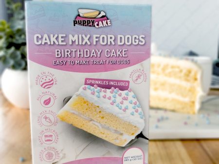 Puppy Cake Mix - Birthday Cake Flavored with Sprinkles Online Sale