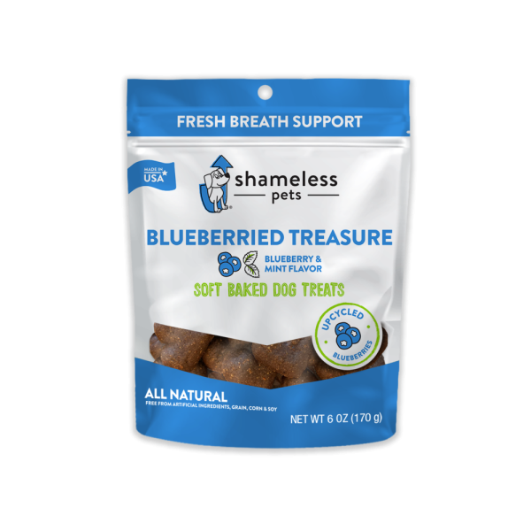 Shameless Pets Blueberried Treasure Soft Baked Dog Treats Supply