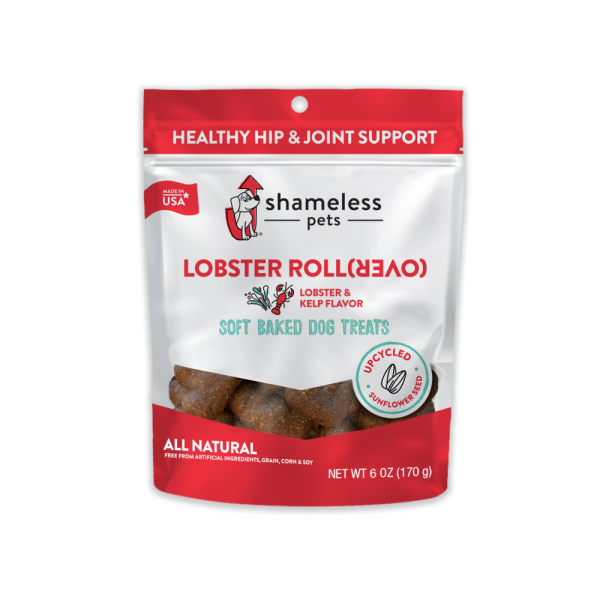 Shameless Pets Lobster Roll(Over) Soft Baked Dog Treats Online Hot Sale