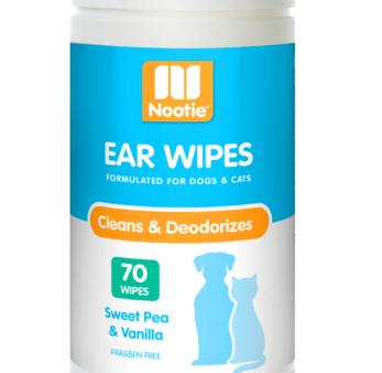 Nootie Sweet Pea & Vanilla Ear Wipes For Dogs & Cats Online Sale