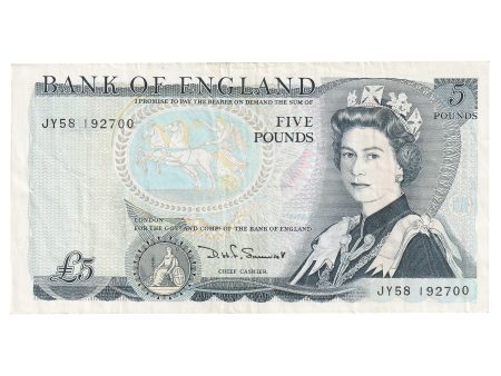 Great Britain 5 Pound Note, Pick #378c, VF Sale