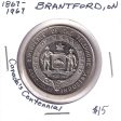 1967 Brantford, ON, Canada s Centennial Medallion (Nickel Colour) on Sale