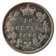 1858 5 5 Canada 10-cents VF-EF (VF-30) $ on Sale