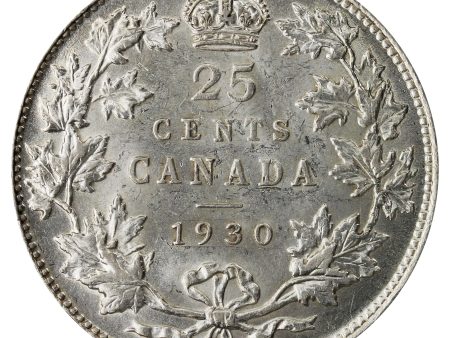 1930 Canada 25-cents Uncirculated (MS-60) $ Online now