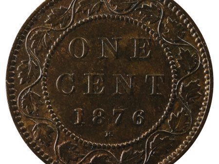 1876H Canada 1-cent AU-UNC (AU-55) $ Cheap