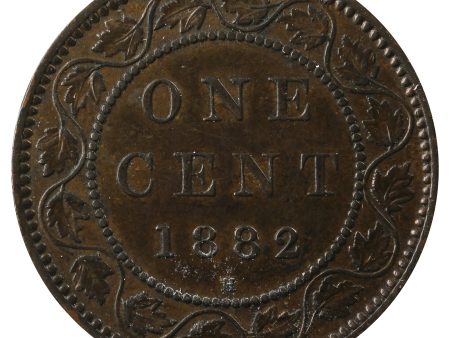 1882H Obv. 2 Canada 1-cent Extra Fine (EF-40) For Sale