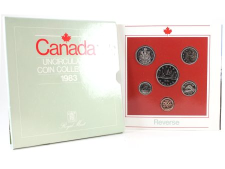 1983 Canada 6-coin Set Issued by British Royal Mint (Modest issues) For Sale