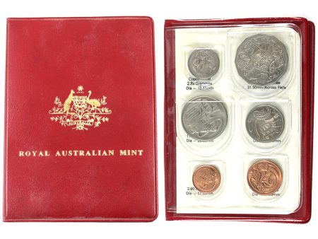 1978 Australia Mint Set in Folder (Toning) Online Hot Sale