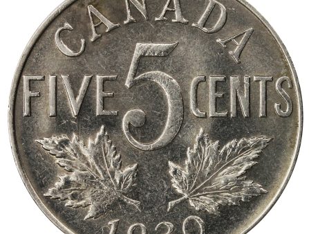 1930 Canada 5-cents UNC+ (MS-62) For Discount