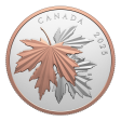 2025 Canada $100 Gleaming Maple Leaves 10oz Fine Silver (No Tax) on Sale