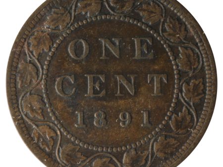 1891 Canada 1-Cent Very Fine (VF-20) Cheap