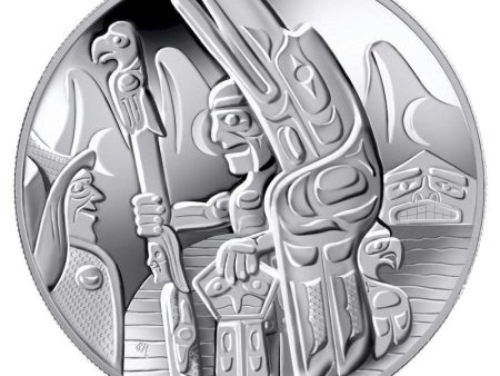 RDC 2005 Canada $30 Totem Pole Sterling Silver (Impaired) For Cheap