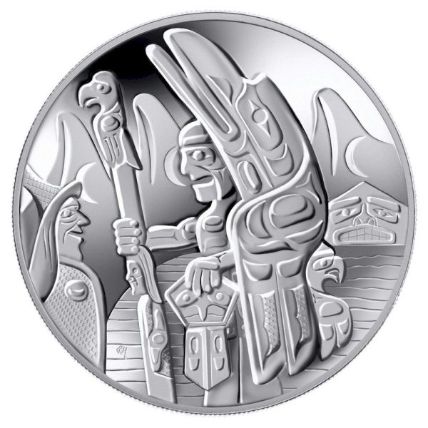 RDC 2005 Canada $30 Totem Pole Sterling Silver (Impaired) For Cheap