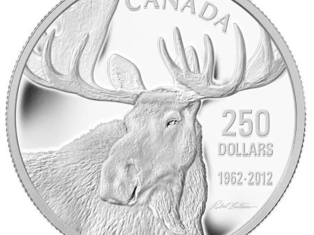 RDC 2012 Canada $250 Robert Bateman Moose Fine Silver Kilo (No Tax) scuffed capsule Online Sale