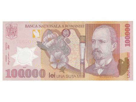 Romania 2001-04 100,000 Lei Note, Pick #114a, EF-AU Hot on Sale