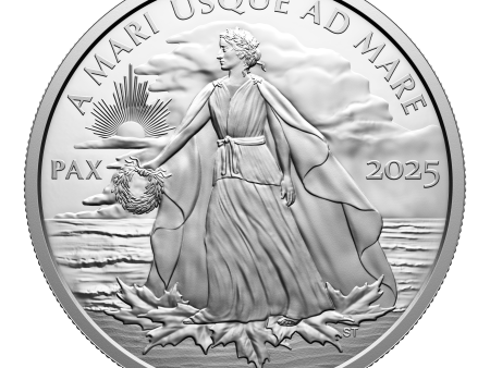 2025 Canada $50 Peace Dollar 5oz. Fine Silver (No Tax) Sale