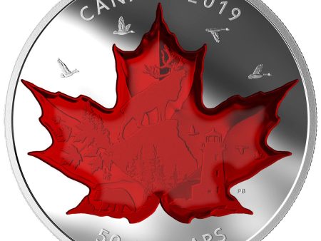 RDC 2019 Canada $50 Celebrating Canada s Icons Fine Silver (No Tax) Impaired Hot on Sale