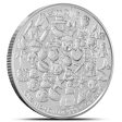 Sad Face Emoji 1oz. Silver Round (TAX Exempt) May Be Lightly Scuffed Discount