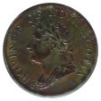 NS-1D3 1832 Nova Scotia Halfpenny Token EF-AU (EF-45) Cleaned For Cheap