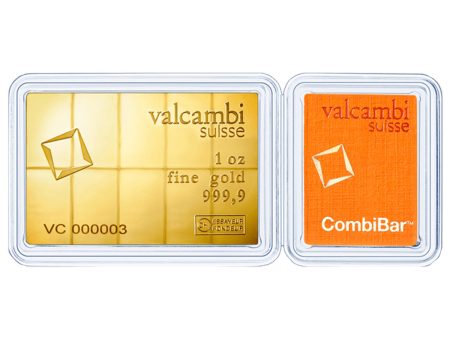 Valcambi 1oz (10 x 1 10oz) CombiBar Fine Gold (No Tax) Scratches on Holder - NO Credit Card, Paypal. For Cheap