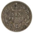 Great Britain 1892 6 Pence Very Fine (VF-20) Discount