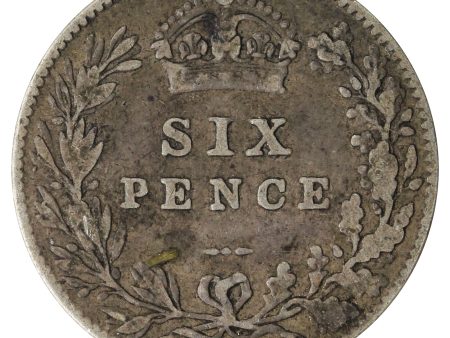 Great Britain 1892 6 Pence Very Fine (VF-20) Discount