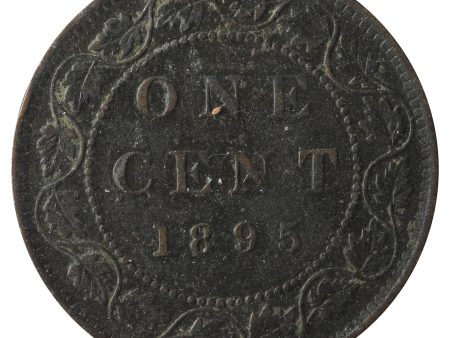 1895 Canada 1-Cent VF-EF (VF-30) Scratched, Cleaned or Impaired. Sale