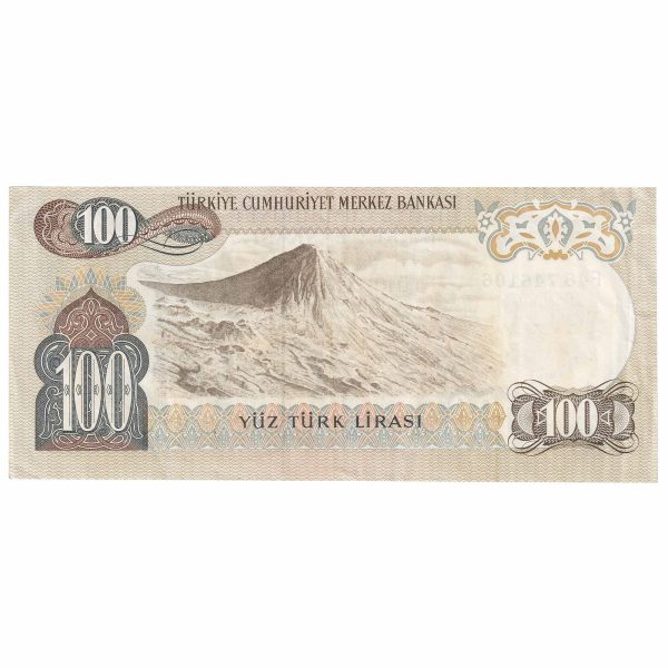 Turkey L.1970 (1979) 100 Lira Note, Pick #189b, Circ For Cheap