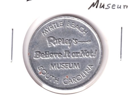 Myrtle Beach, South Carolina Ripleys Believe It or Not Museum Good Luck Souvenir Token Discount