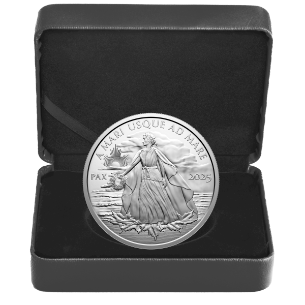 2025 Canada $50 Peace Dollar 5oz. Fine Silver (No Tax) Sale